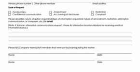 Patient health information request form