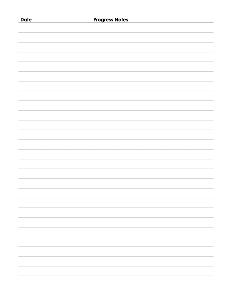 patient progress notes