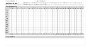Treatment Schedule Form