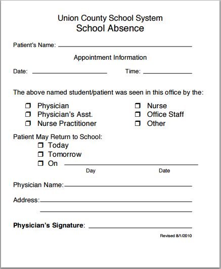 Doctors Note Template-2