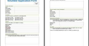 Medical Services Volunteer Application Form