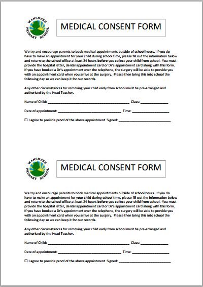 Medical Consent Letter For Children from www.bestmedicalforms.com