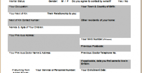 new patient information sheet