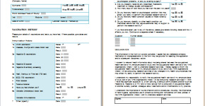 Health Assessment Questionnaire template