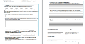 job leave medical form template