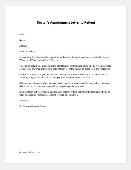 Sick Leave Letter From Doctor from www.bestmedicalforms.com