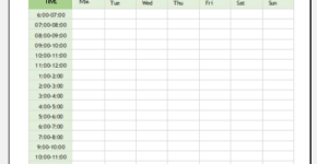 Breastfeeding tracker template