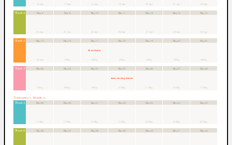 Pregnancy calendar by weeks