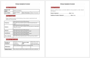 Urinary Symptom Screener