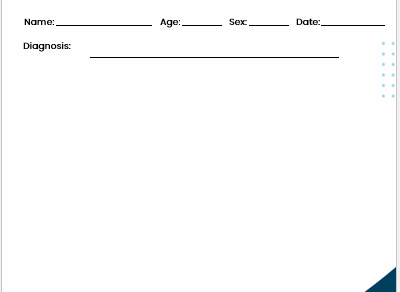 Doctor prescription pad template