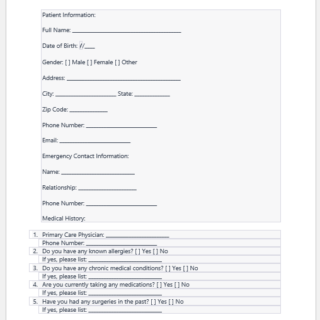 Hospital Organ Carries Out Registration Form